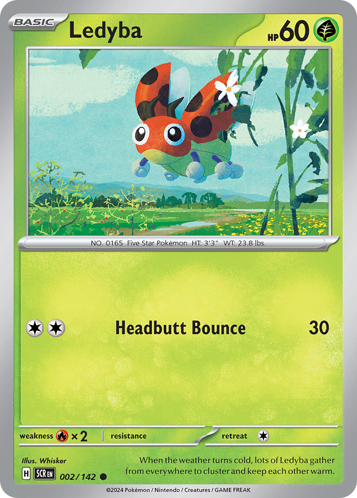 Ledyba Pokémon card