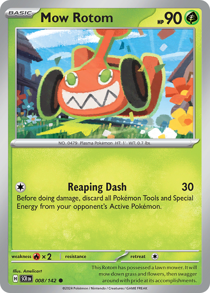 Mow Rotom Pokémon card