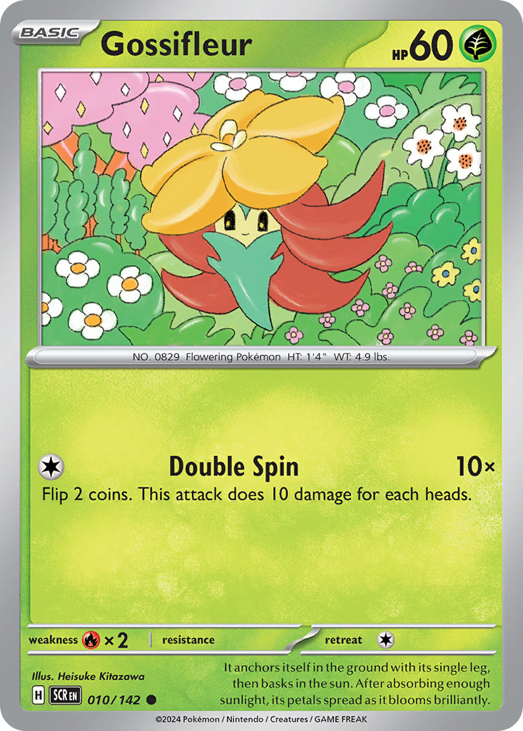 Gossifleur Pokémon card