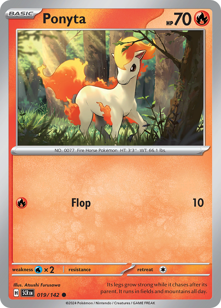 Ponyta Pokémon card