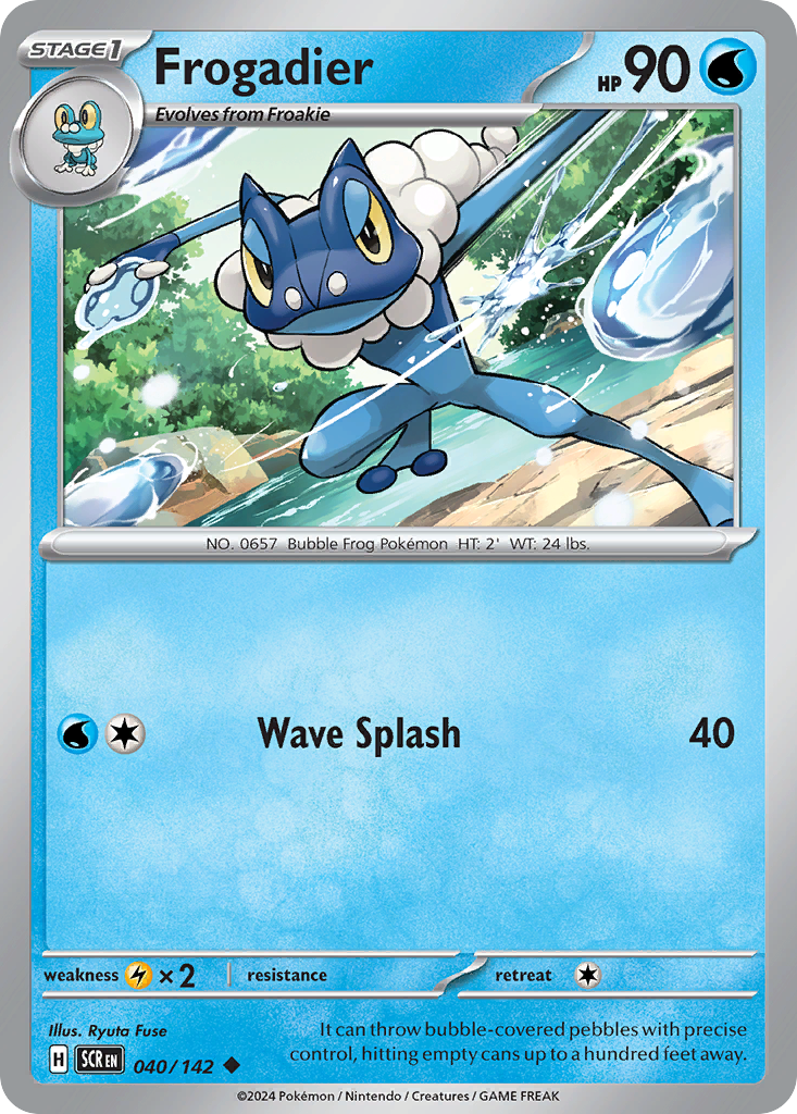 Frogadier Pokémon card