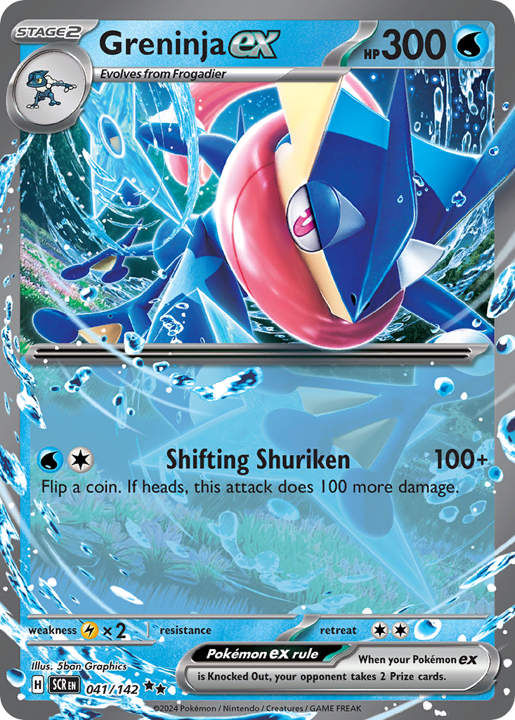 Greninja ex Pokémon card