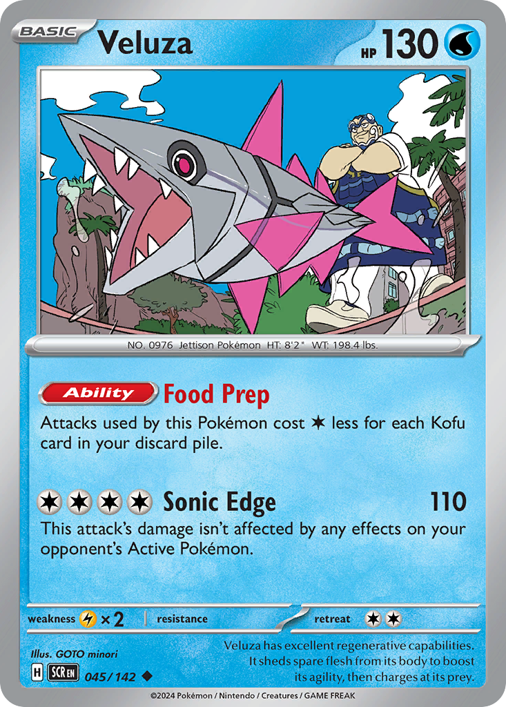 Veluza Pokémon card