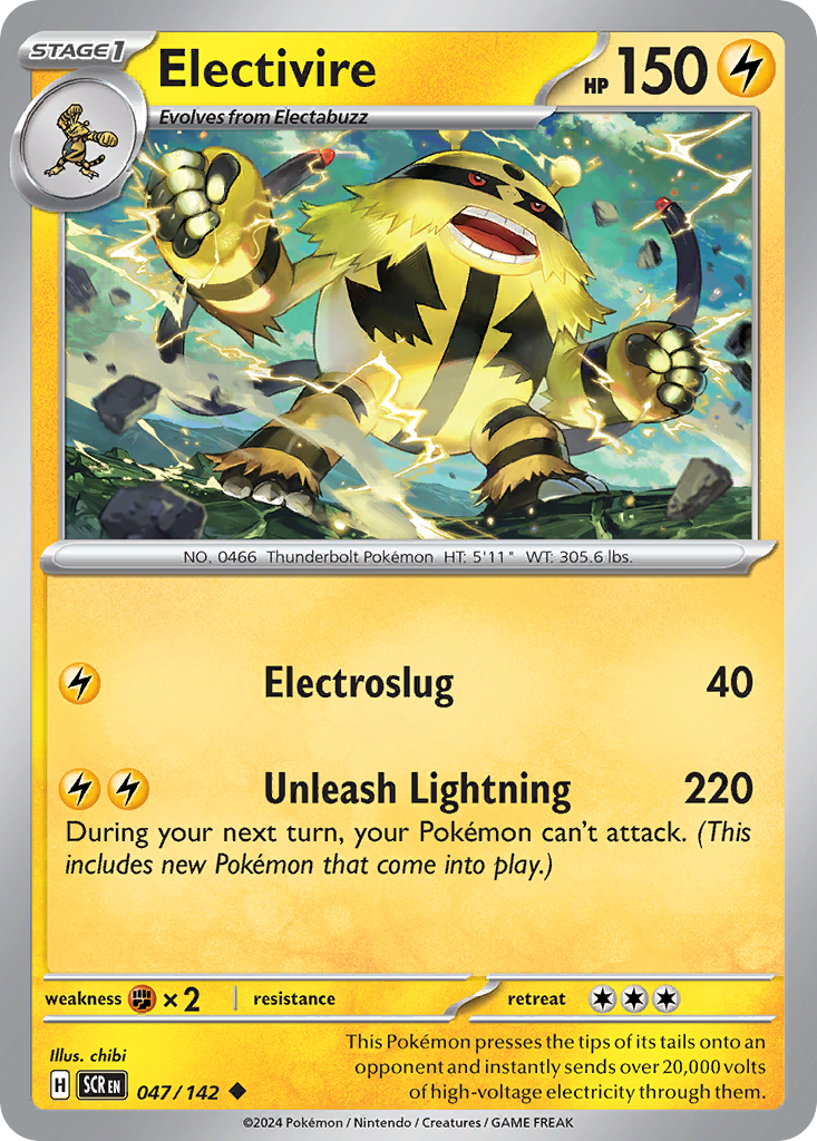 Electivire Pokémon card