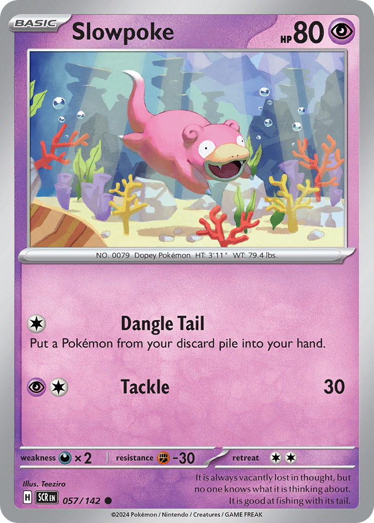 Slowpoke Pokémon card