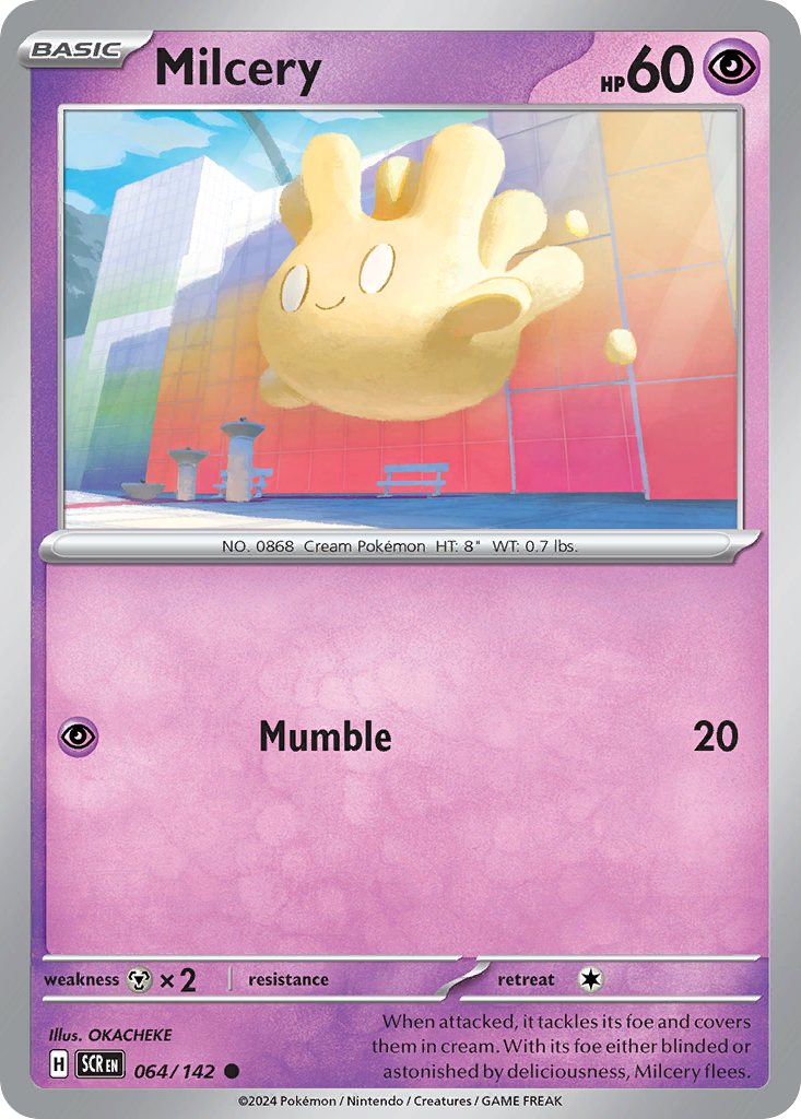 Milcery Pokémon card