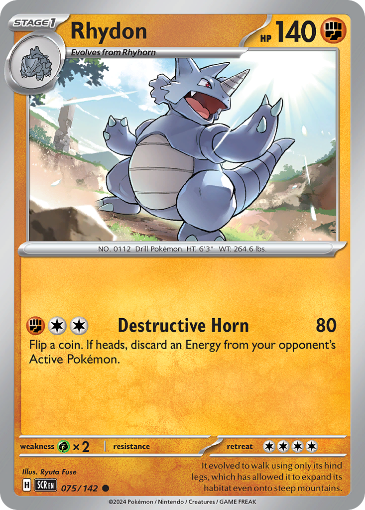 Rhydon Pokémon card