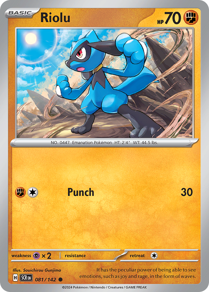 Riolu Pokémon card