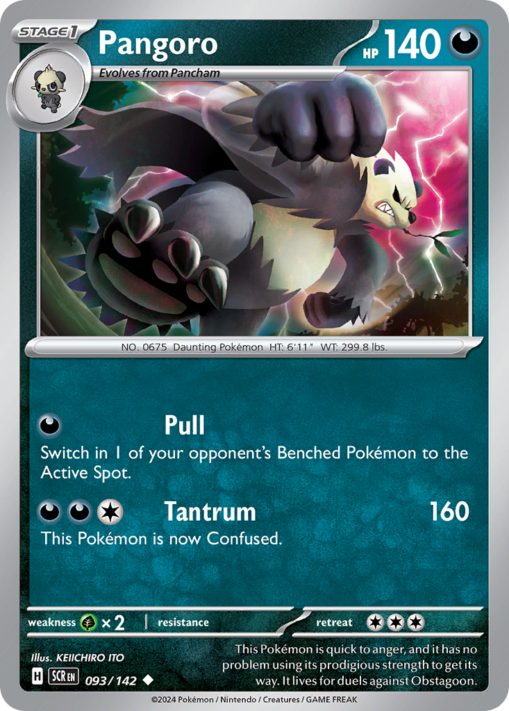 Pangoro Pokémon card