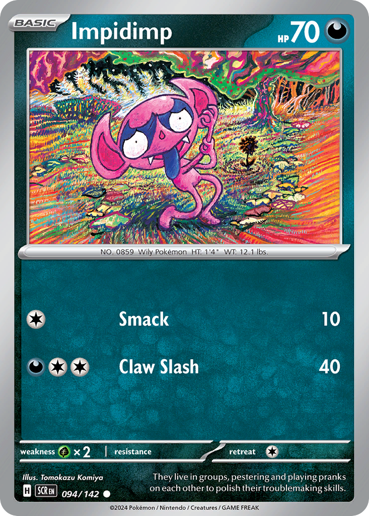 Impidimp Pokémon card