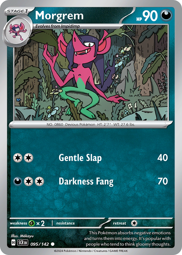 Morgrem Pokémon card