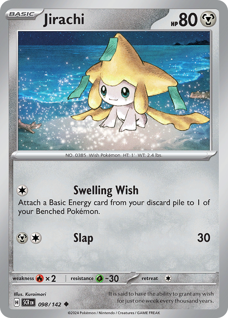 Jirachi Pokémon card