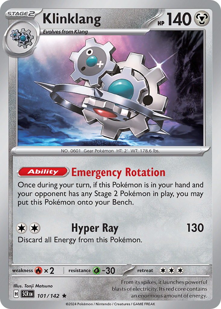 Klinklang Pokémon card