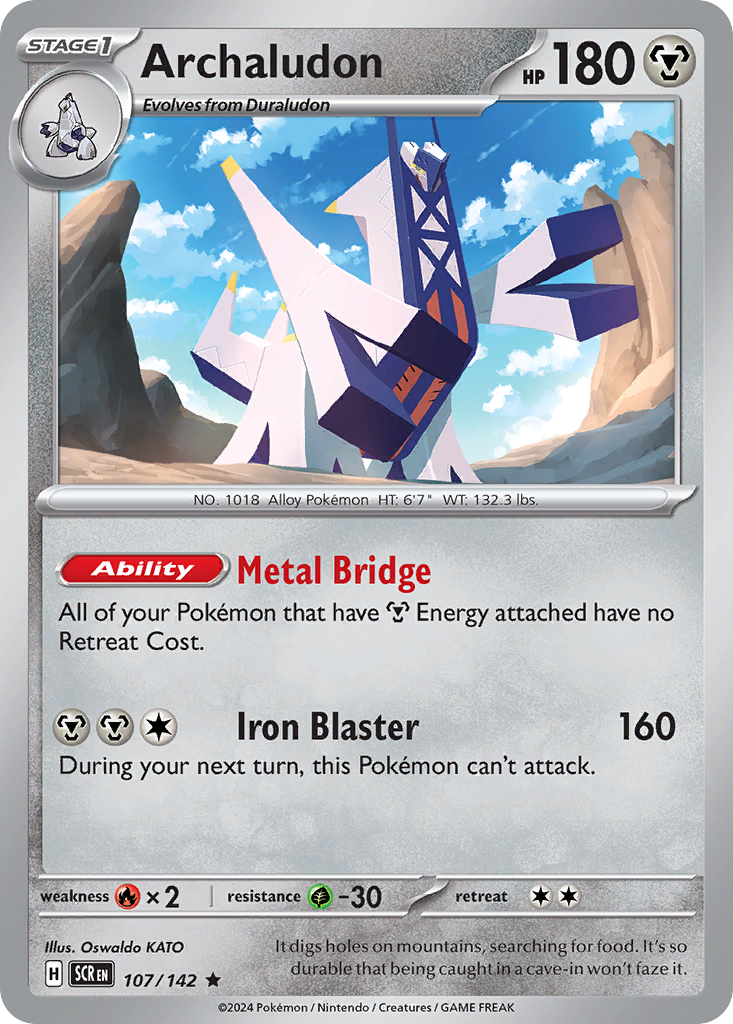 Archaludon Pokémon card