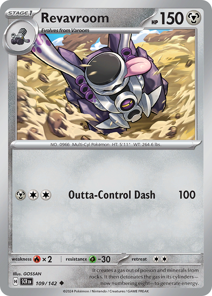 Revavroom Pokémon card