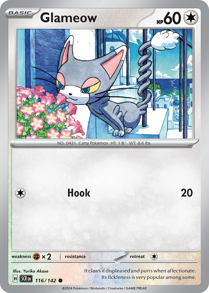 Glameow Pokémon card