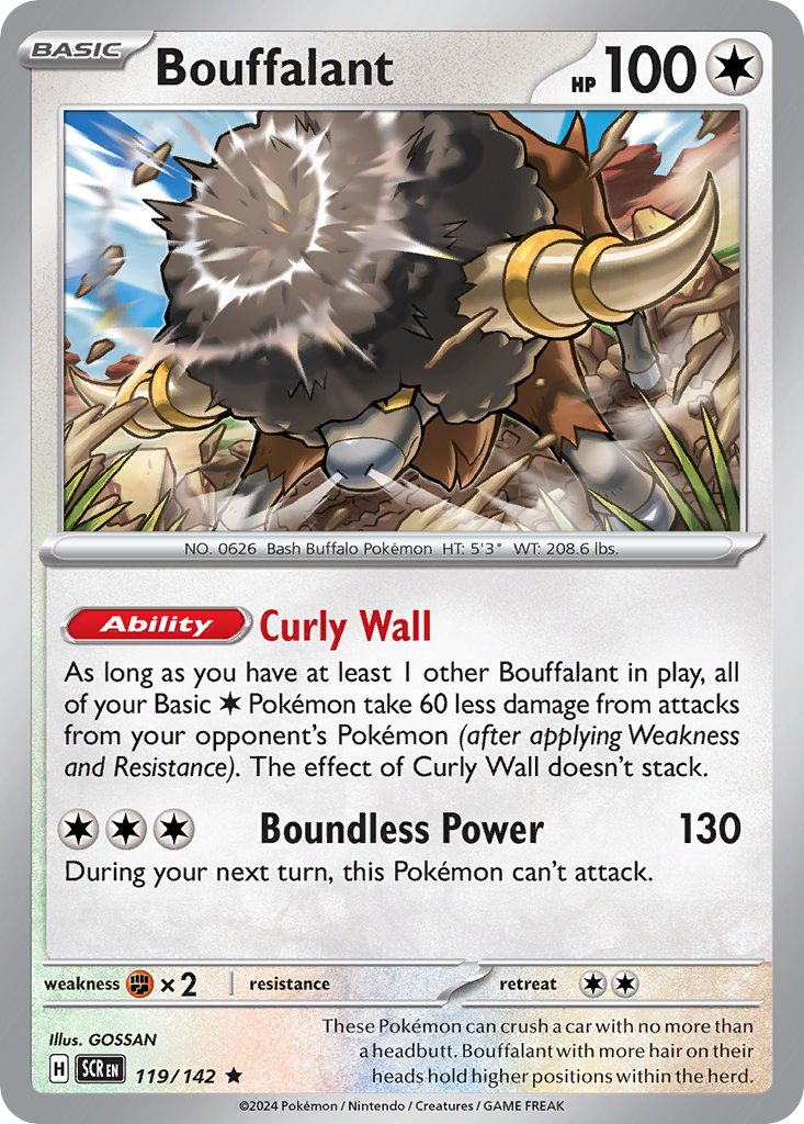 Bouffalant Pokémon card