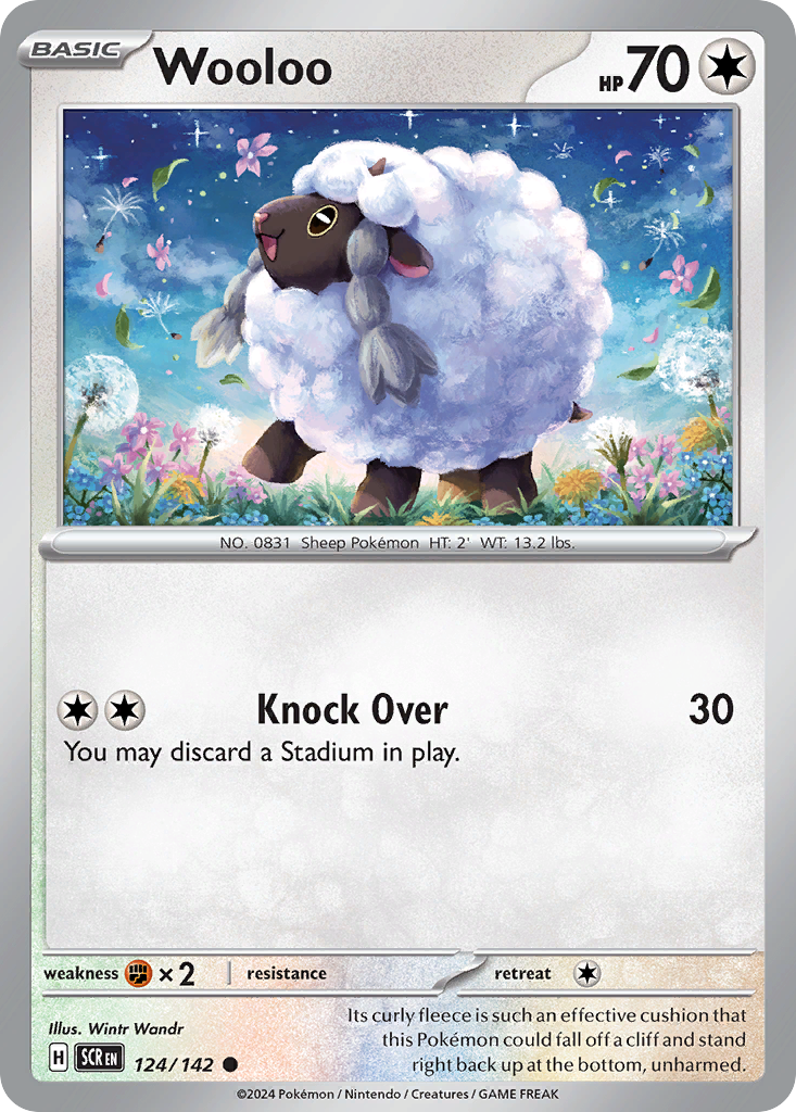 Wooloo Pokémon card