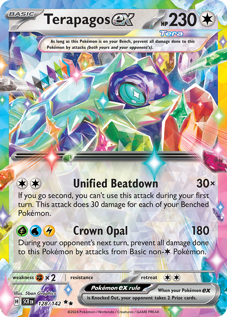 Terapagos ex Pokémon card