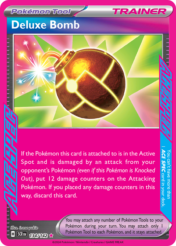 Deluxe Bomb Pokémon card