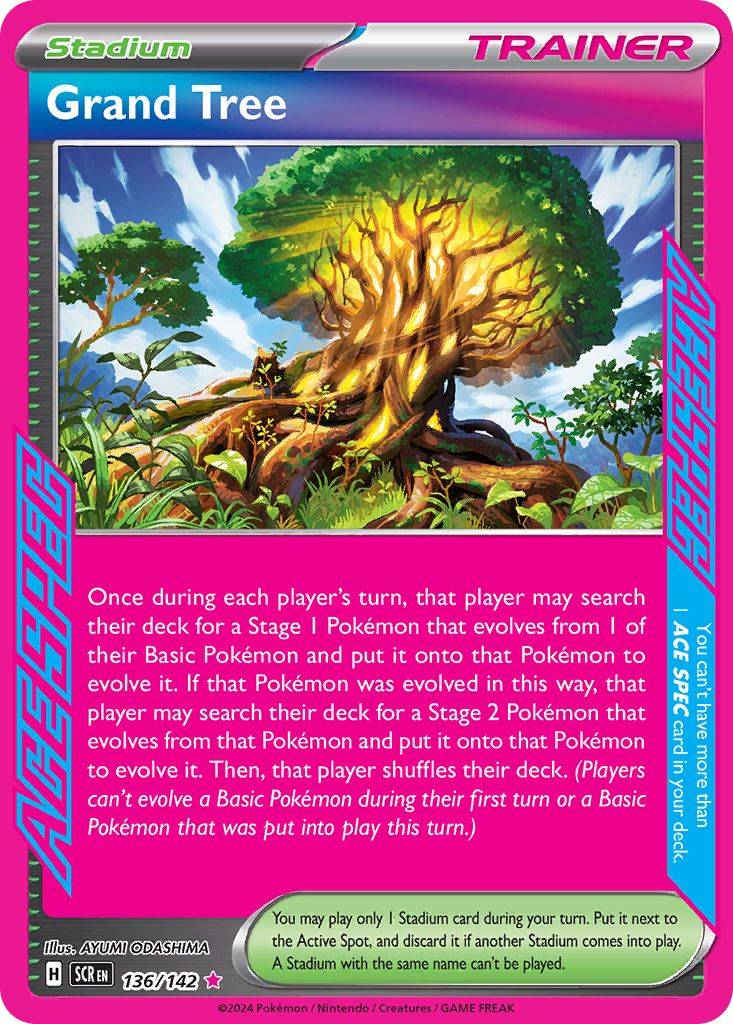 Grand Tree Pokémon card