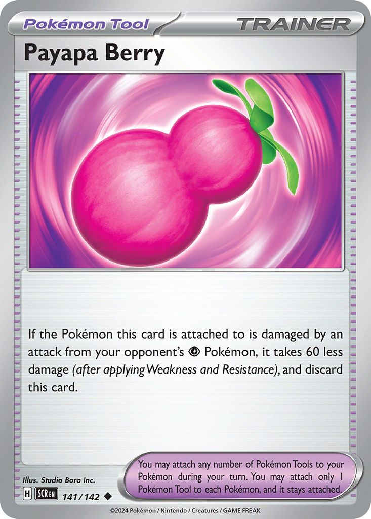 Payapa Berry Pokémon card