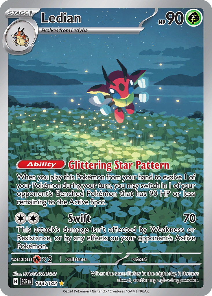 Ledian Pokémon card