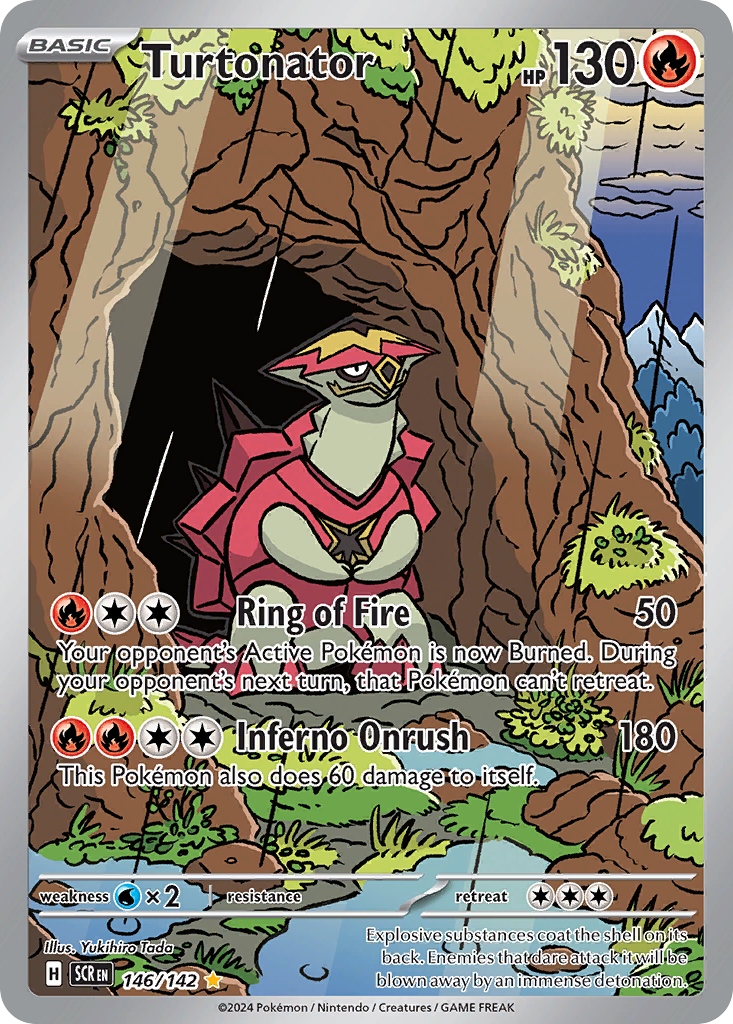 Turtonator Pokémon card