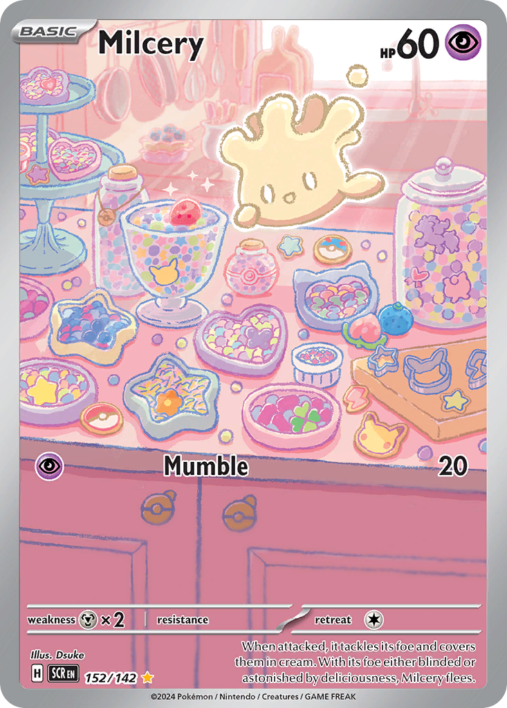 Milcery Pokémon card
