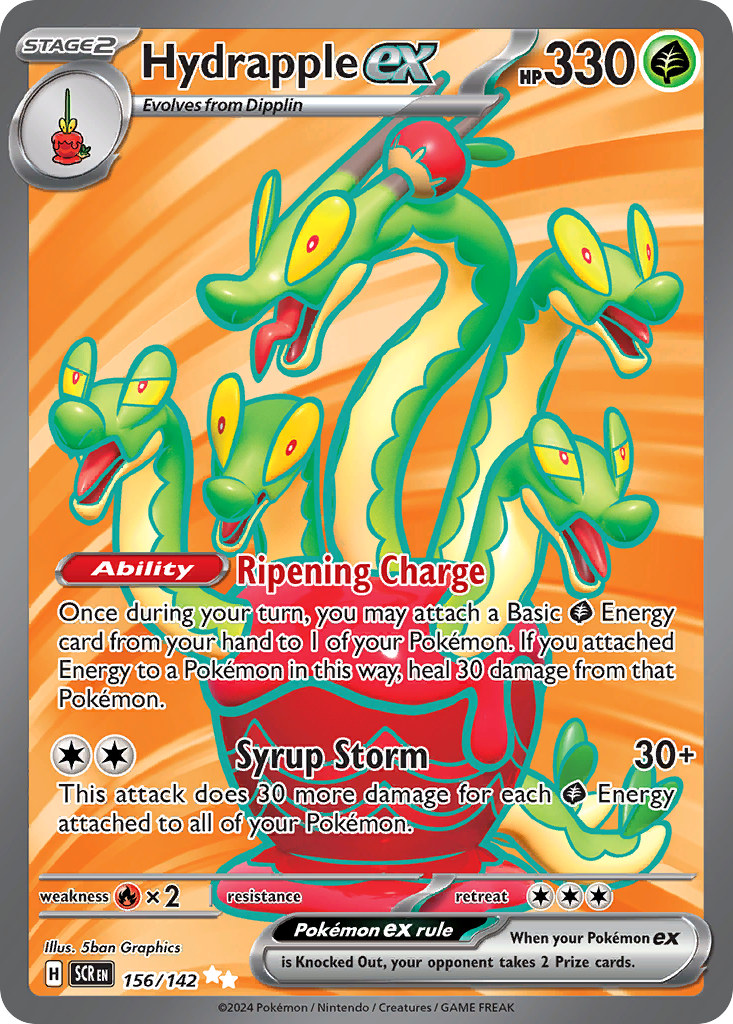 Hydrapple ex Pokémon card
