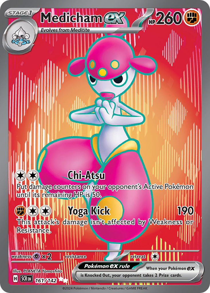 Medicham ex Pokémon card