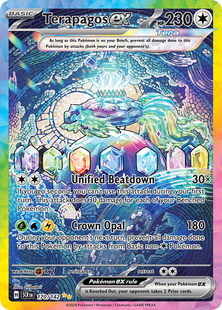 Terapagos ex Pokémon card