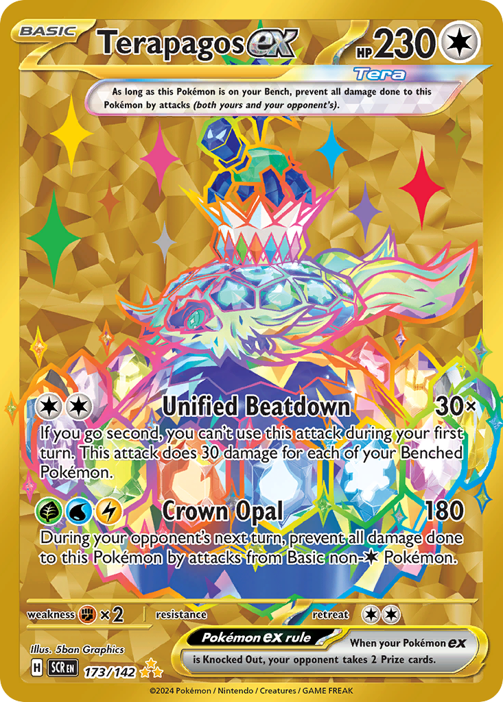 Terapagos ex Pokémon card