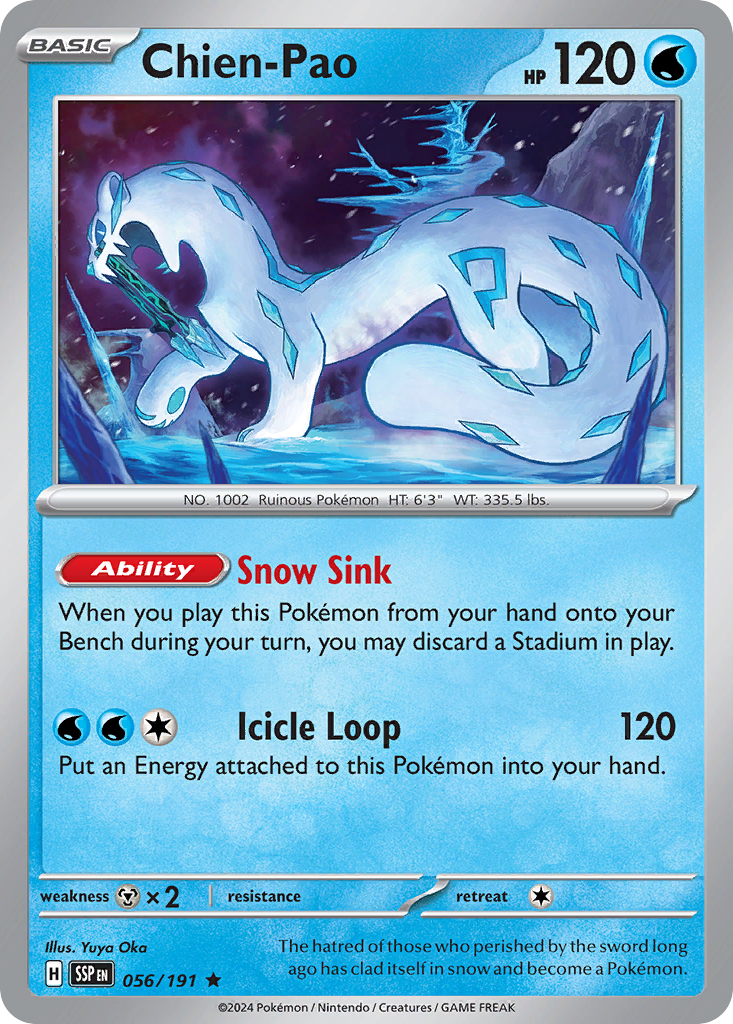 Chien-Pao Pokémon card