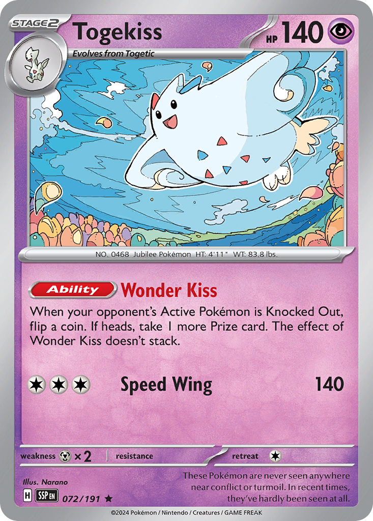 Togekiss Pokémon card