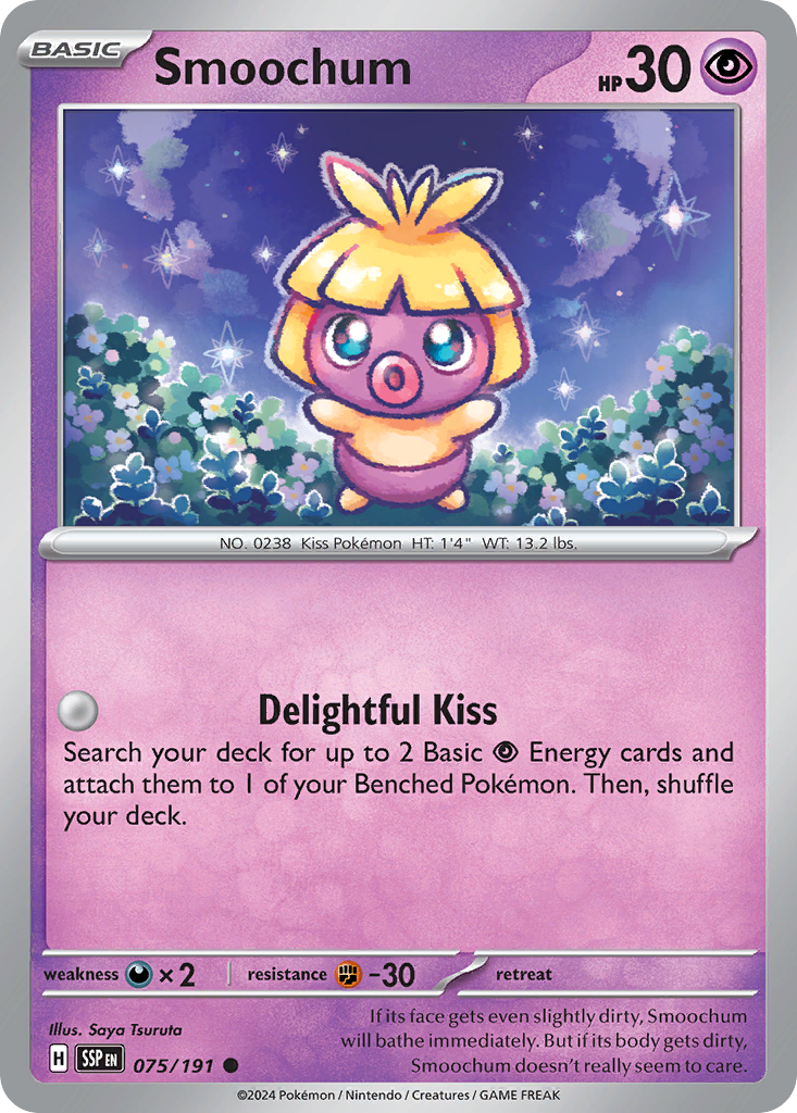 Smoochum Pokémon card