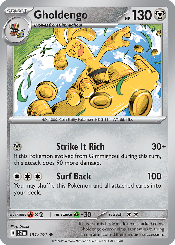Gholdengo Pokémon card