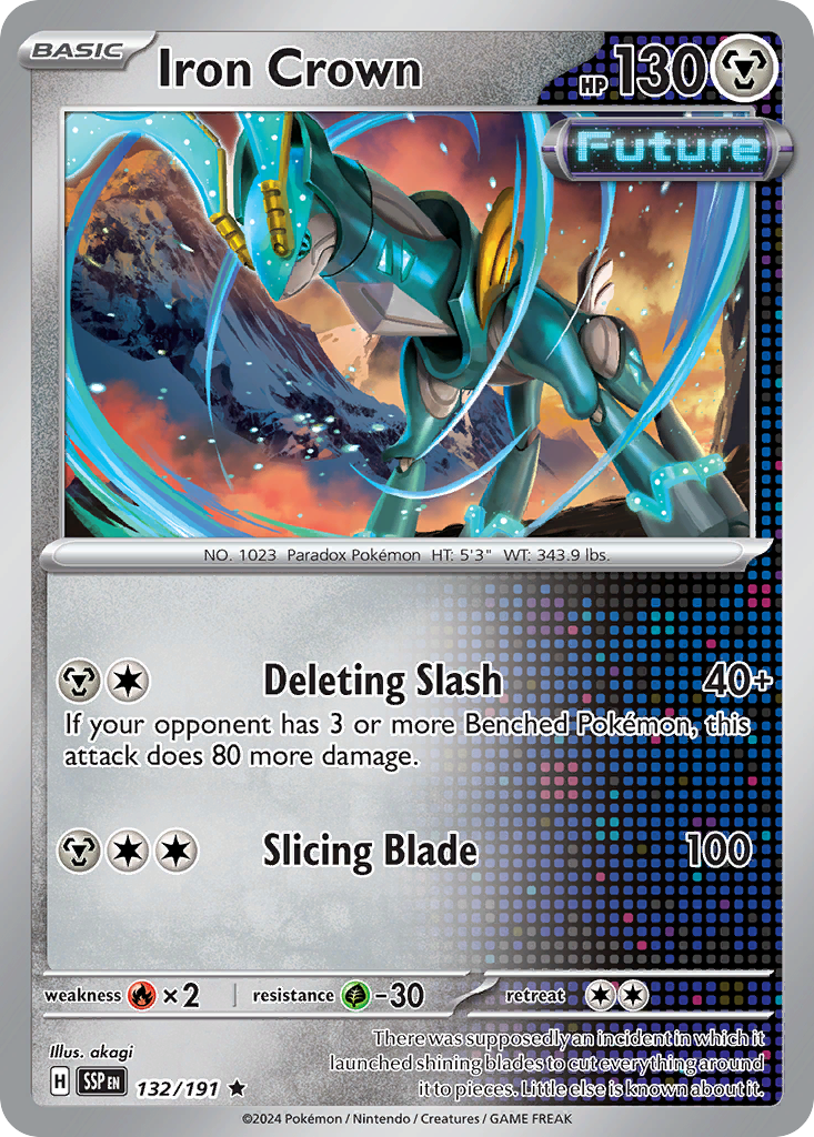 Iron Crown Pokémon card