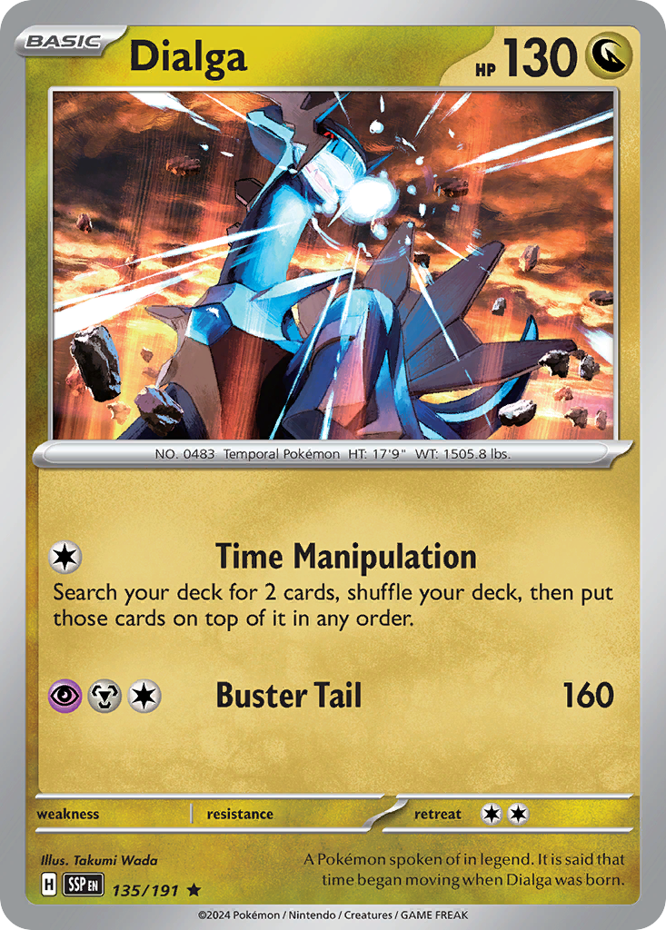 Dialga Pokémon card