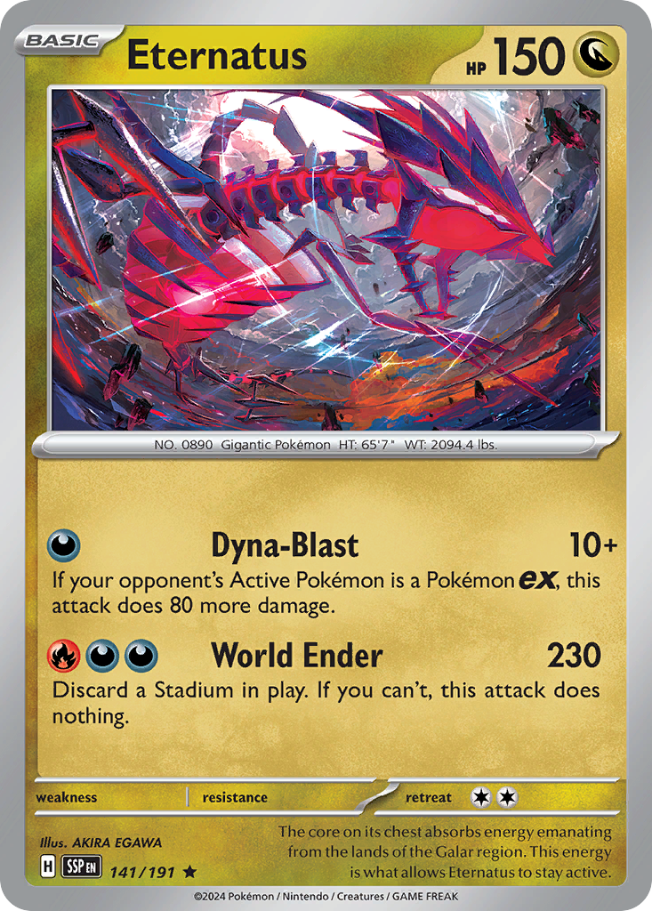 Eternatus Pokémon card