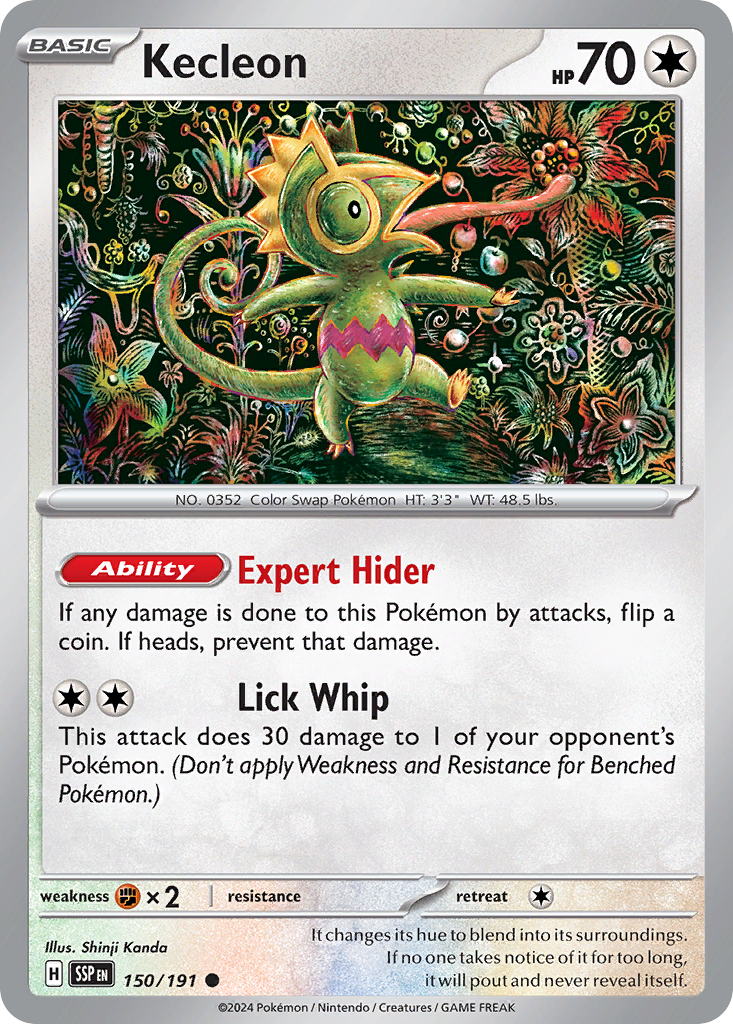 Kecleon Pokémon card