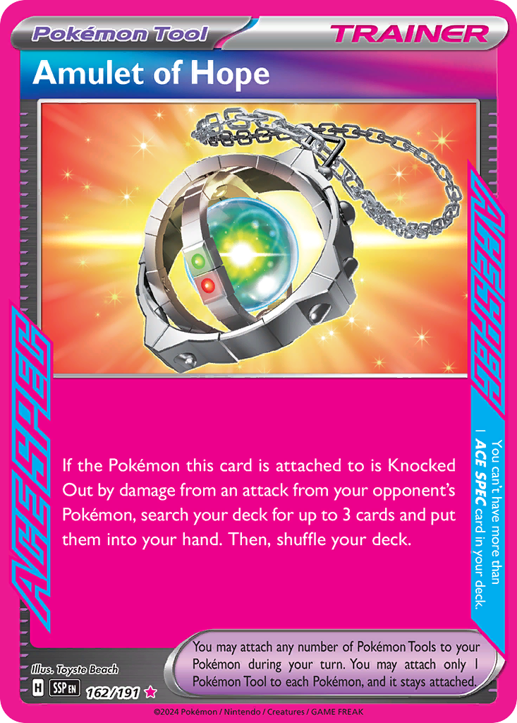 Amulet of Hope Pokémon card