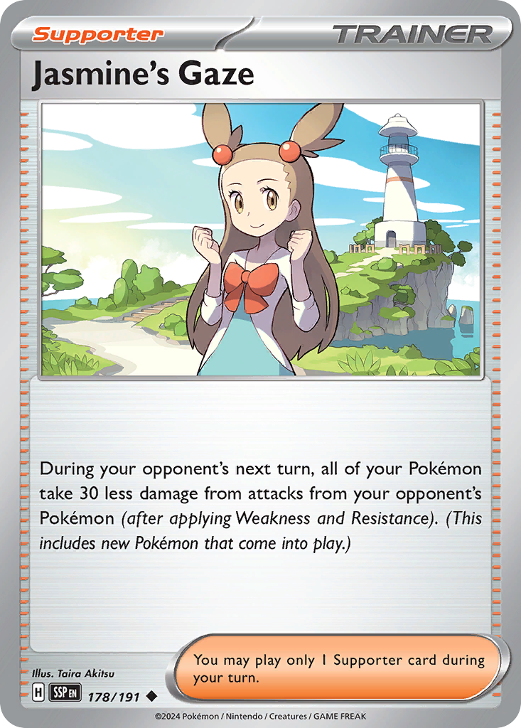 Jasmine's Gaze Pokémon card