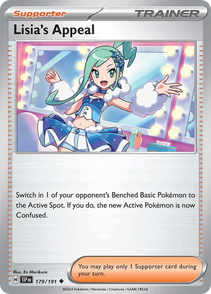 Lisia's Appeal Pokémon card
