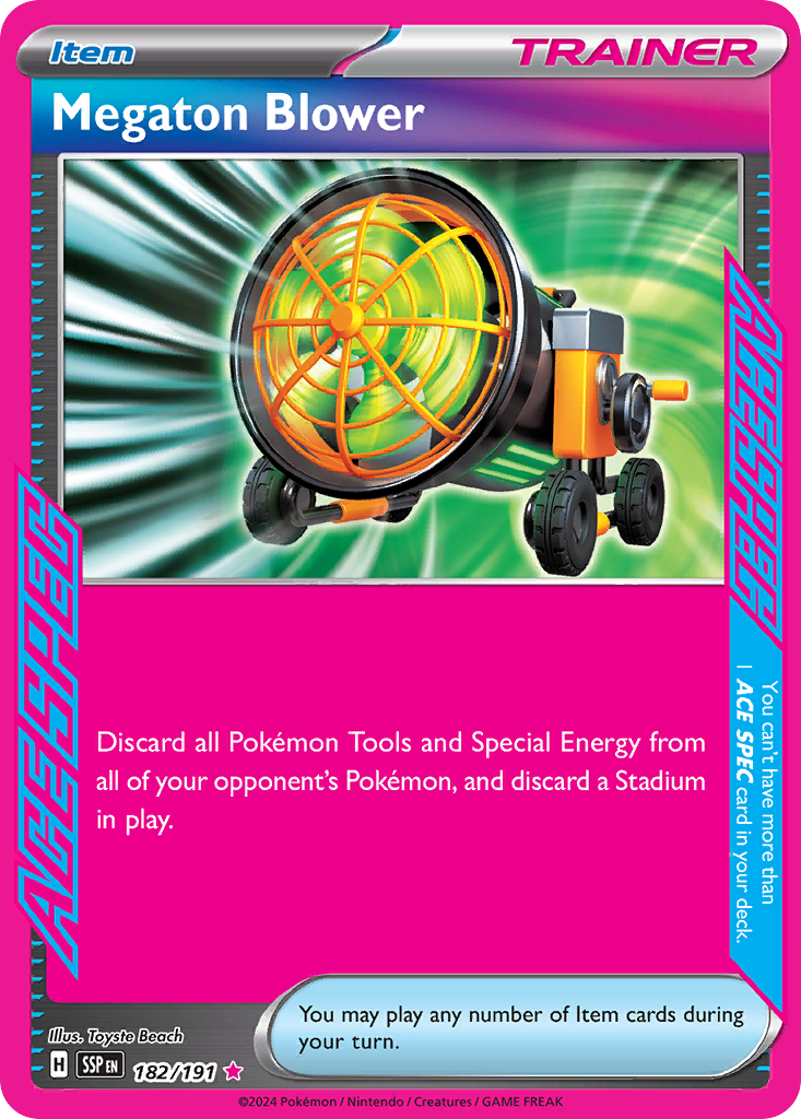 Megaton Blower Pokémon card