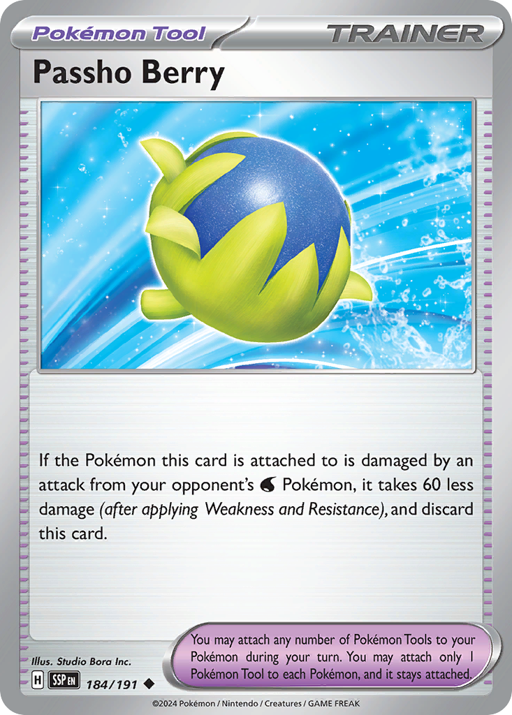 Passho Berry Pokémon card