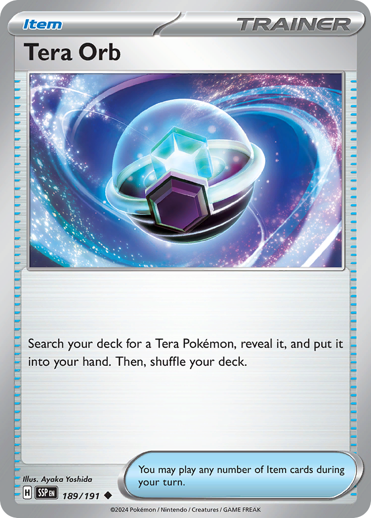 Tera Orb Pokémon card