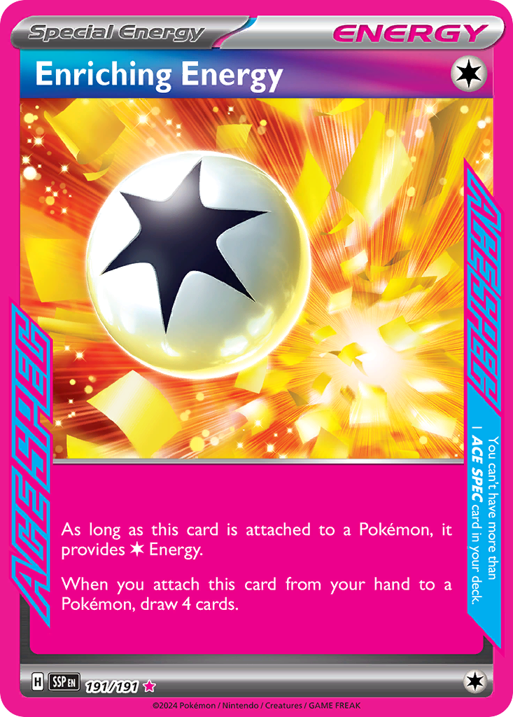 Enriching Energy Pokémon card