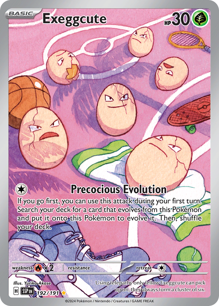 Exeggcute Pokémon card