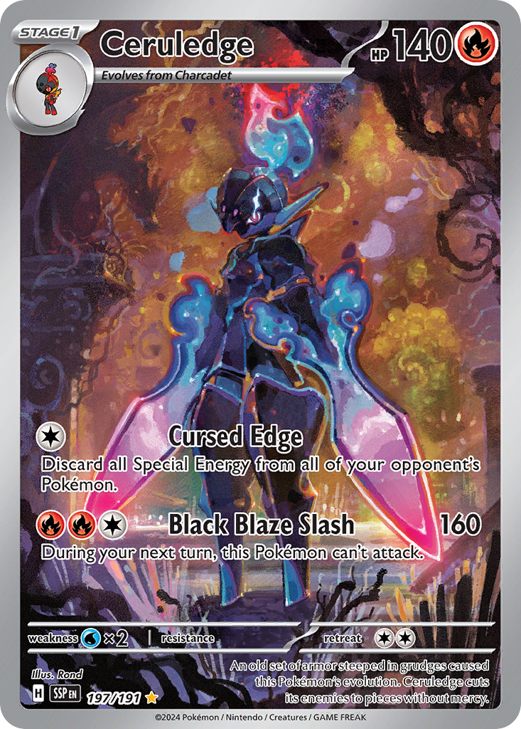 Ceruledge Pokémon card